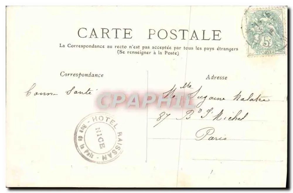 Nice — Jettys, Promenade und Promenade des Anglais — JAPHIL - Rückseite