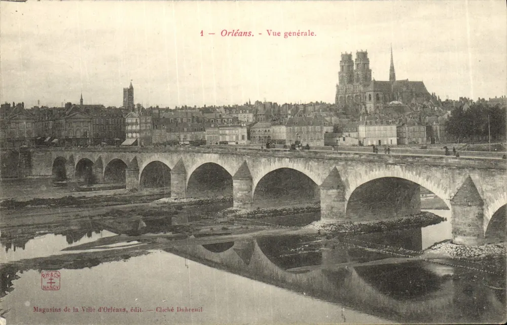 Orléans - Vista geral — Lojas da Cidade de Orléans, editora — Cliché Dubreuil - Frente