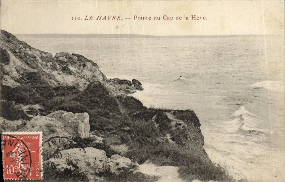 Le Havre — Ponta do Cabo da Hève — Editor anônimo, n° 110 - Frente