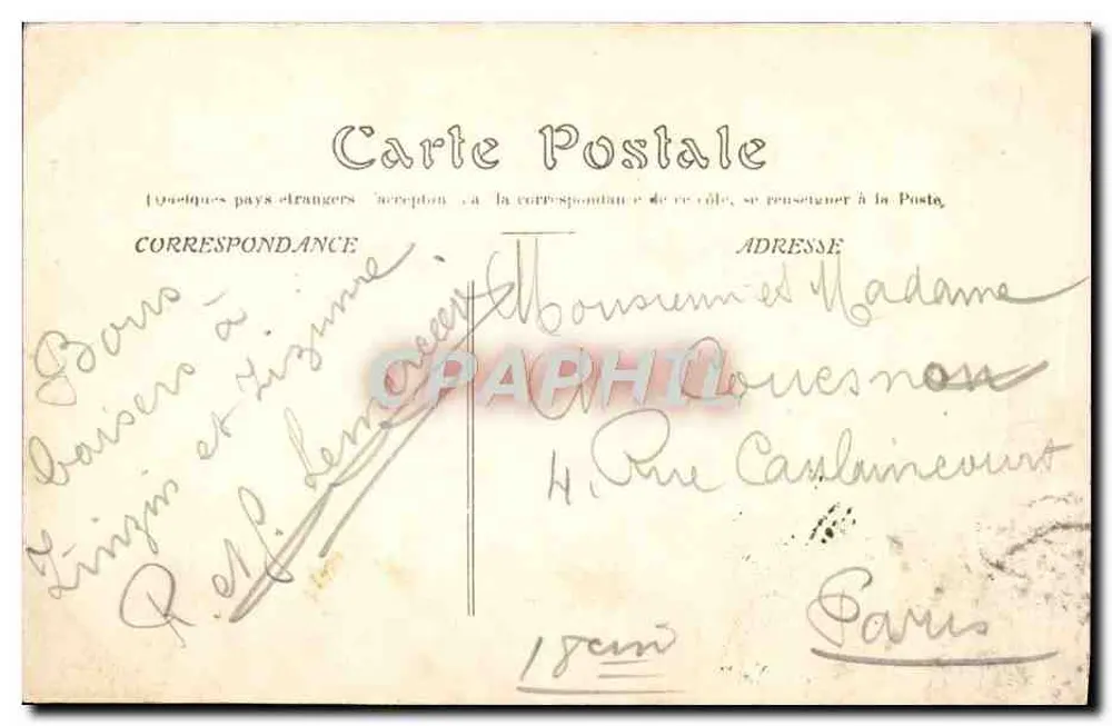 Le Havre — Ponta do Cabo da Hève — Editor anônimo, n° 110 - Verso