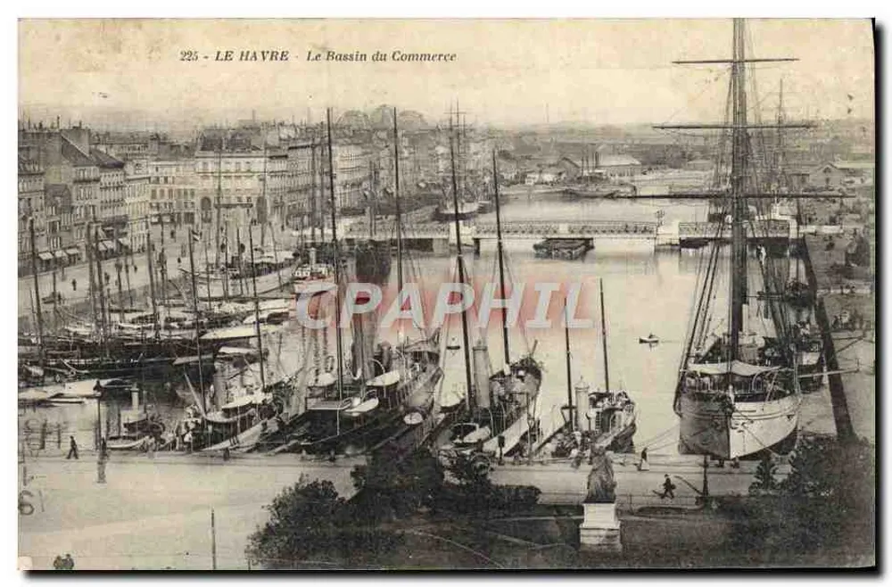 Le Havre — Le Bassin du Commerce - Recto