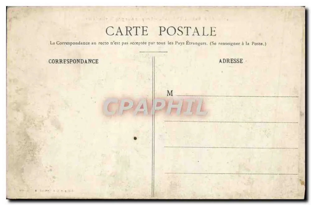 Les Sables-d'Olonne — Sturmflut nahe dem alten Fort — Verlag: Les Nouvelles Galeries, n°41 - Rückseite