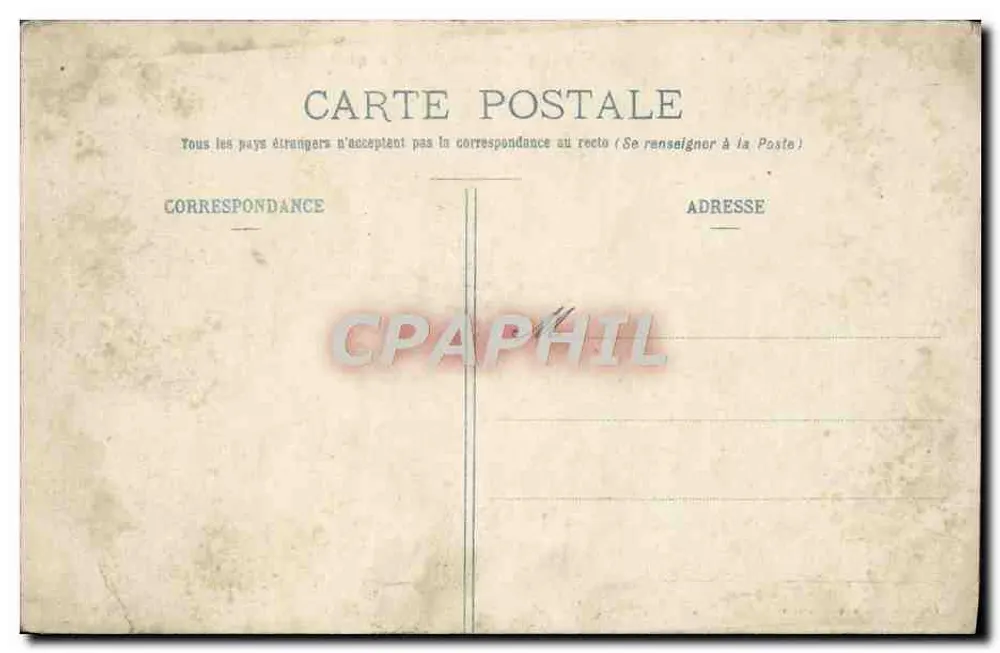 Les Sables-d'Olonne — Maré baixa — Barcos na Baía — Edição das Novas Galerias, n°66 - Verso