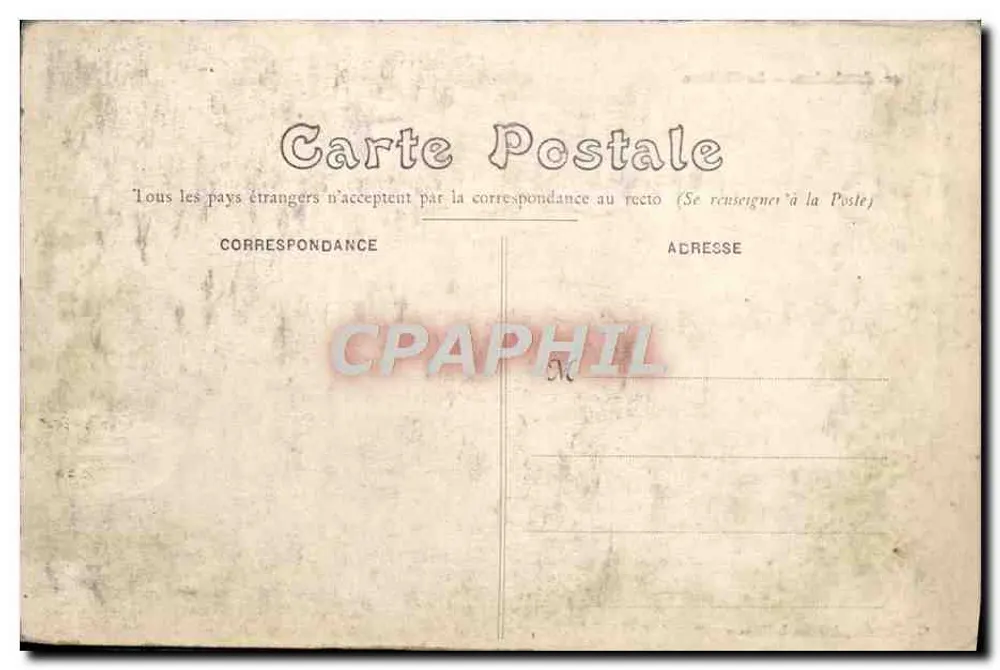 Amboise — O Castelo — editor desconhecido, n° 40 - Verso