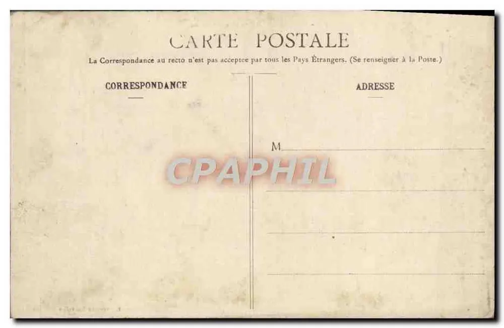 Visão geral dos Sables-d'Olonne — Edição das Nouvelles Galeries, n° 51 - Verso