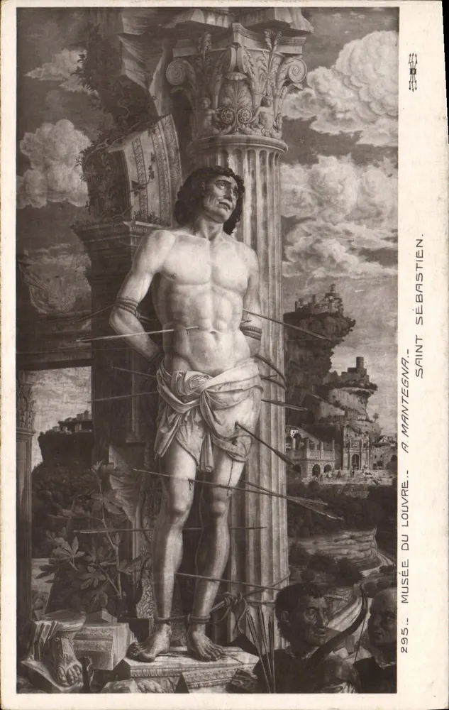 Saint Sébastien — estátua de Mantegna — Museu do Louvre - Frente
