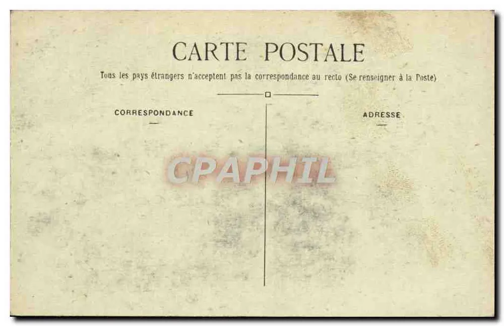 Arco do Triunfo — Paris — editor não identificado, número de série não visível - Verso