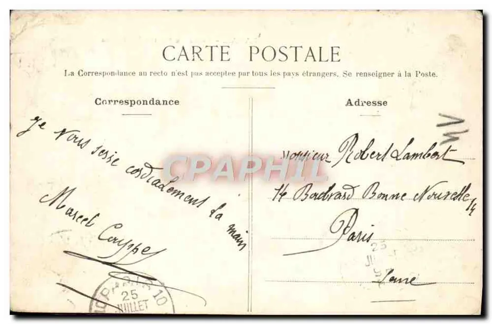 Laval — Le Vieux Pont et le Château — Collection A et P - Rückseite