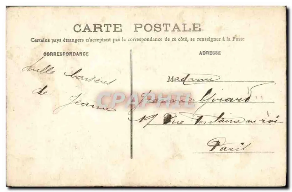 Mortefontaine - Baraka rybaków — L. Lesouds, wyd. Mortefontaine (Oise) — n°13 - Rewers
