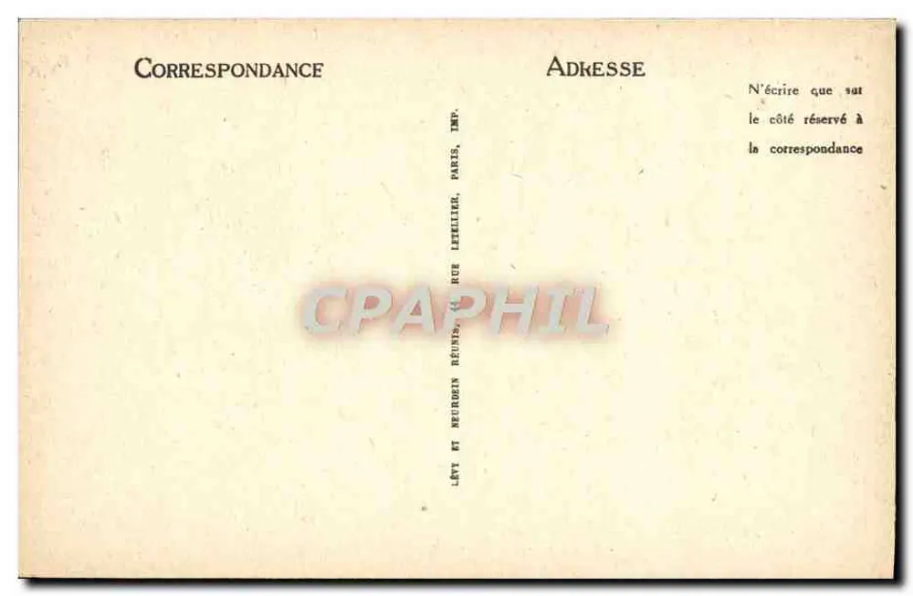 Compiègne — Ansicht unter der Tonnelle und der Treppe des Schlosses — LL - Rückseite