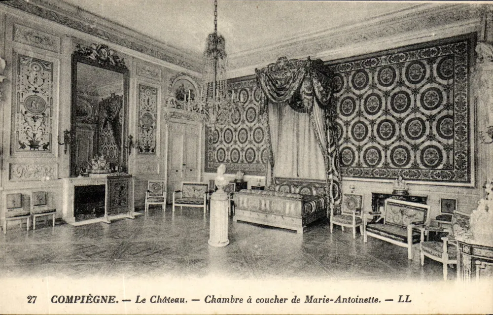 Compiègne — Das Schloss — Schlafzimmer von Marie-Antoinette — LL - Vorderseite
