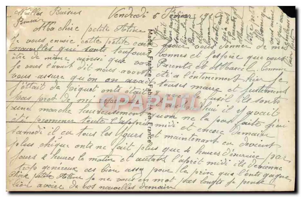 एक युवा जोड़ा अंतर्निहितता में — प्रकाशक ब्ल्यूरिएट, पेरिस, नंबर 302 - पीछे