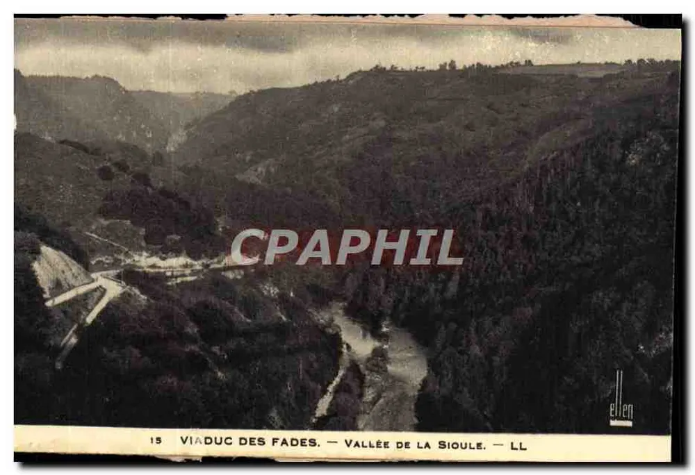 Viau des Fades — Tal der Sioule — Verlag Ellen, Nr. 15 - Vorderseite