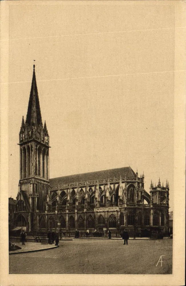 Caen — Praça de São Pedro e Igreja de São Pedro — A. Froment, Caen - Frente