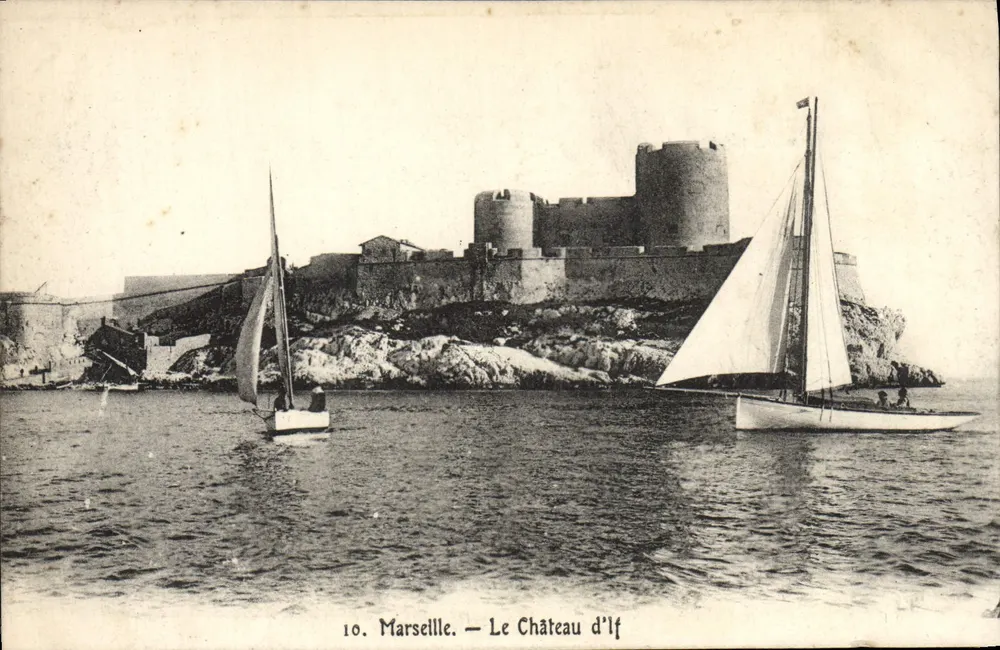 Marselha — O Castelo de If — Editor não identificado, n° de série 10 - Frente