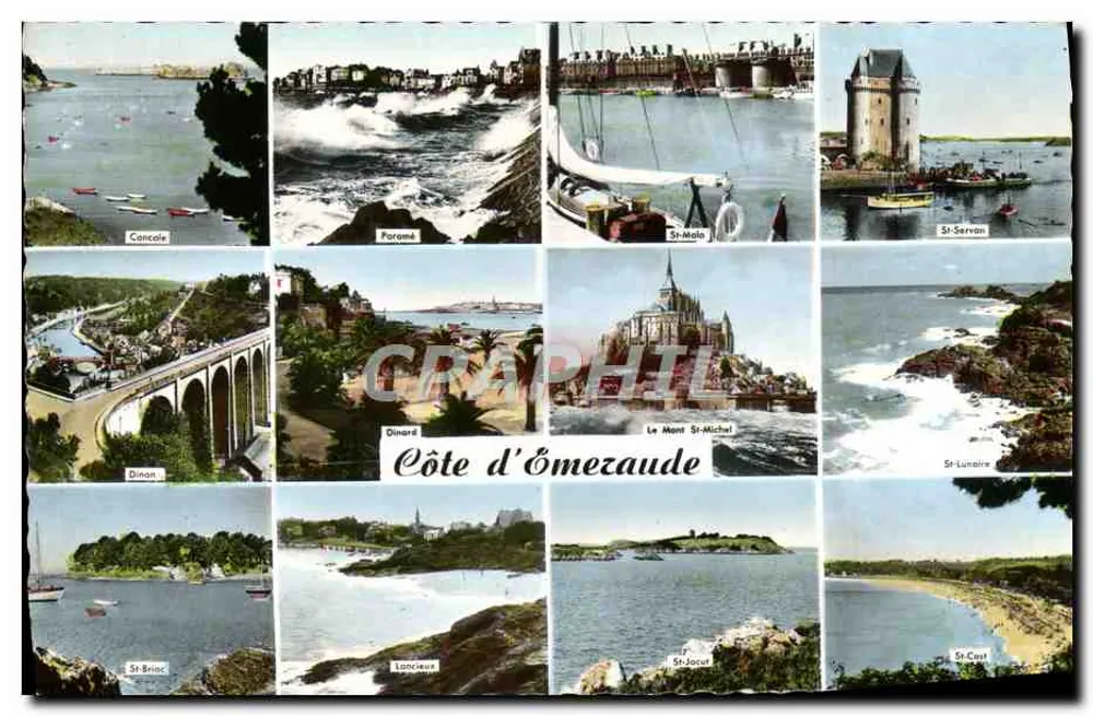 Côte d'Émeaude — Mont Saint-Michel, Dinan, Cancale, St-Malo - Vorderseite
