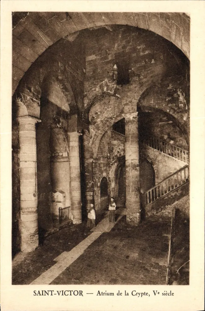SAINT-VICTOR — Atrio da Cripta, Século V - Frente