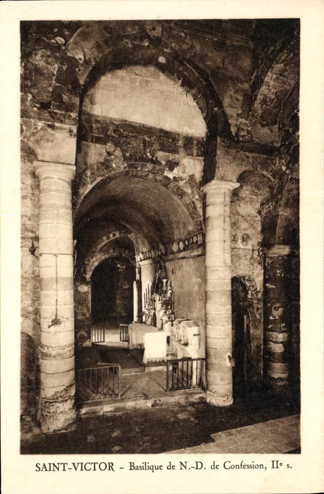 Saint-Victor – Basílica de Nossa Senhora da Confissão, IIº s. - Frente