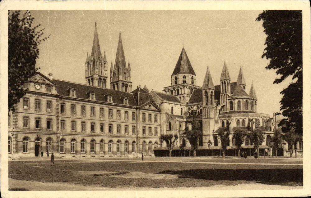 Abadia dos Homens e Catedral de Caen — Editor não identificado, número de série não visível - Frente