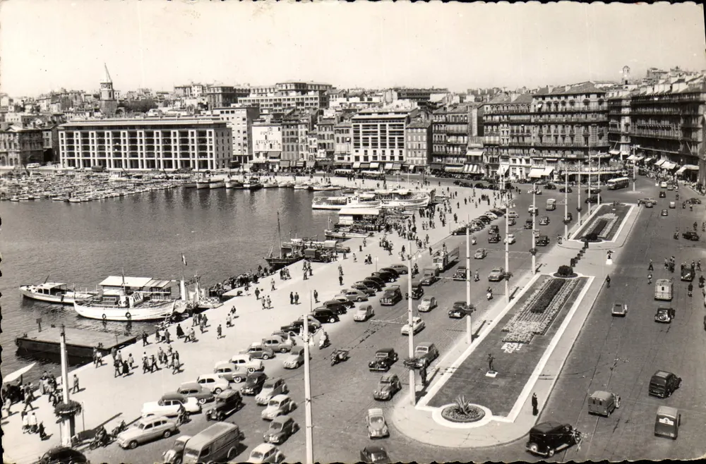Der Hafen von Marseille — Quai des Belges und der Neue Garten — Verlag Le Compagnon du Monde, n° 1100 - Vorderseite