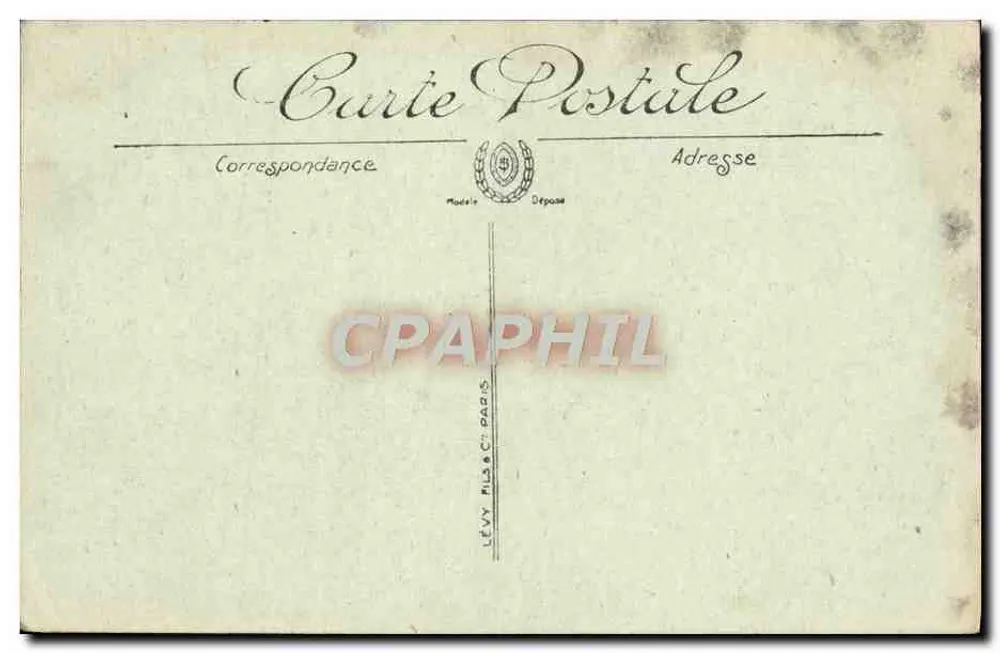 Paris — Le Sacré-Cœur — éditeur LL. n° 1556 - Verso