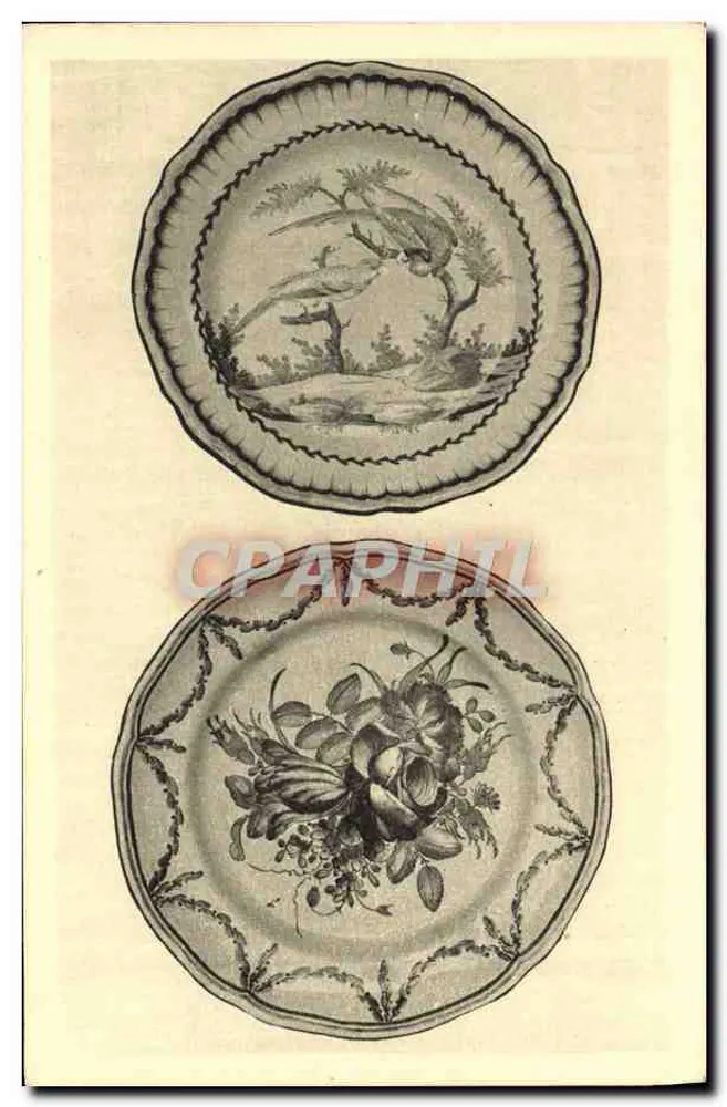 Faience-Platten der Islettes — Anfang des 19. Jahrhunderts — Musée historique lorrain, Nancy - Vorderseite