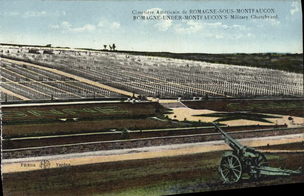 Amerikanischer Friedhof von Romagne-sous-Montfaucon — Édition H.G. Verdun - Vorderseite