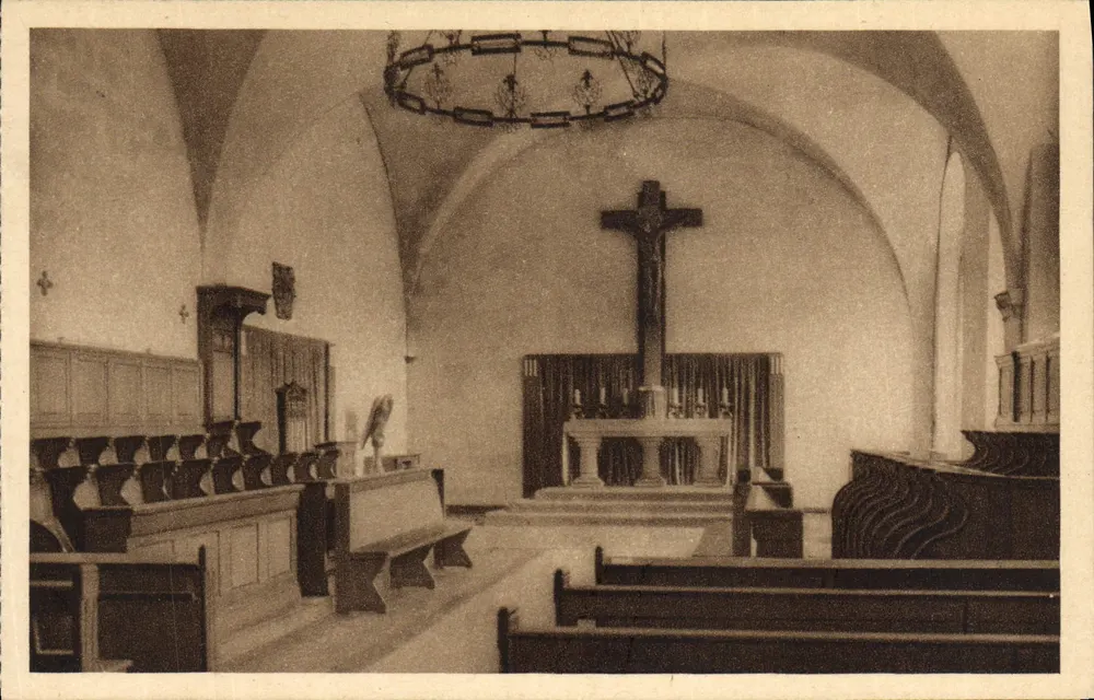 Abadia de Saint-Wandrille — A Oratória — editor Hélio-Lorraine, n°76 - Frente