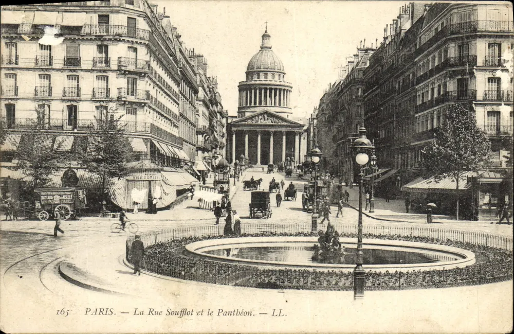 Paris — La Rue Soufflot und der Panthéon — LL. — Nr. 165 - Vorderseite