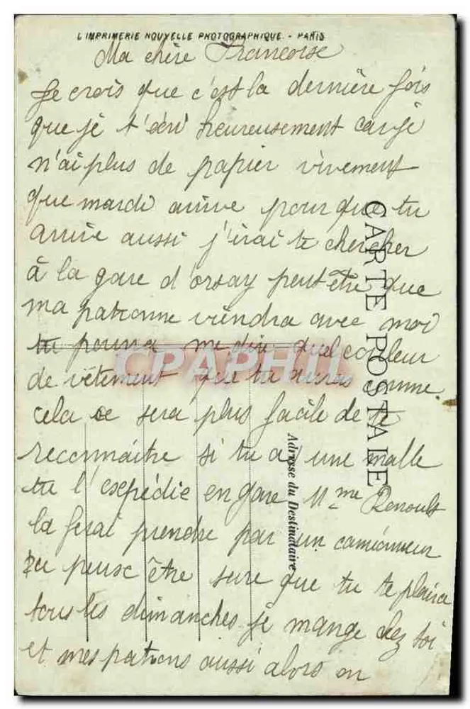 Paris — La Rue Soufflot und der Panthéon — LL. — Nr. 165 - Rückseite