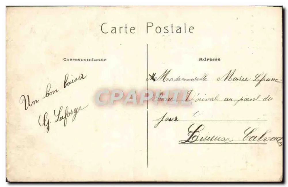 Paris — Die Geschäfte Dufayel (Aussicht vom Sacré-Cœur) — Verlag BRAIN VENDRES, Nr. 299 - Rückseite