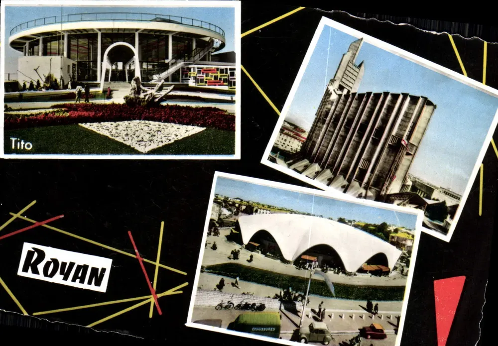 Royan — Vista de três monumentos modernos — Editor Tito - Frente