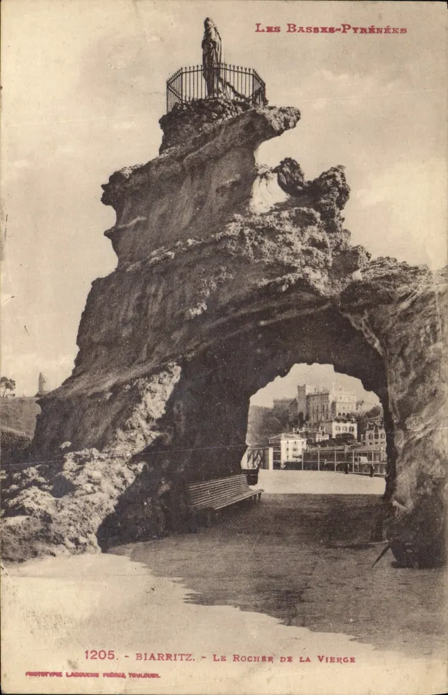 Biarritz - O Rocher da Virgem — Protótipo Ladouche Frères Tolosan, n°1205 - Frente