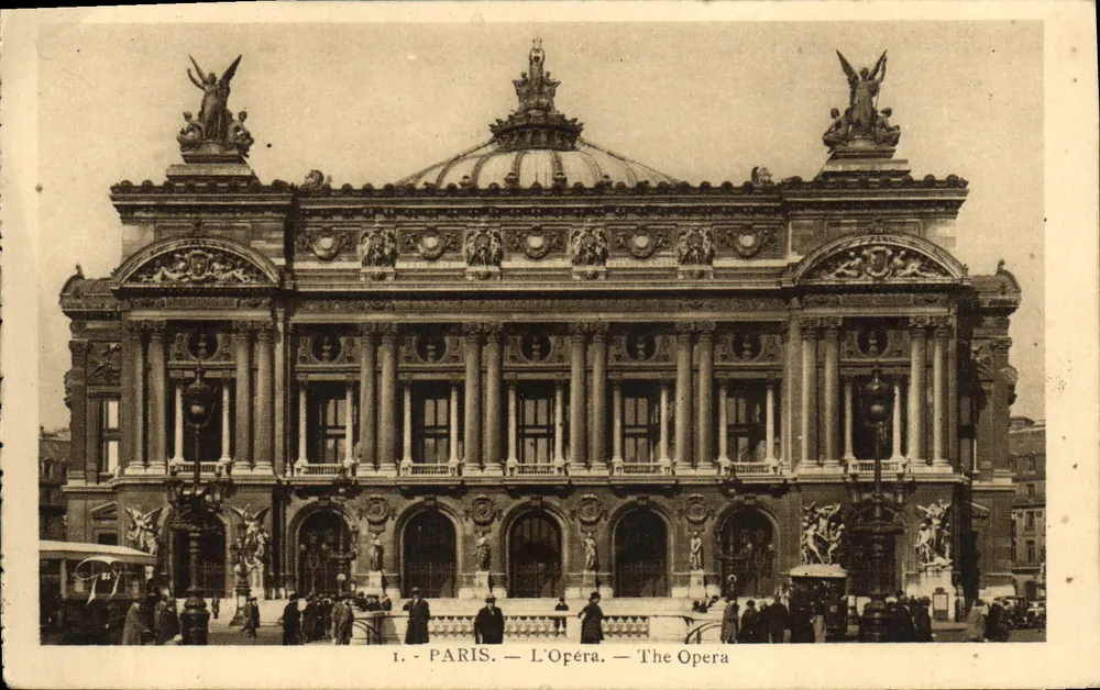 Paris — L'Opéra — The Opera — Editor não identificado, n° de série 1 - Frente
