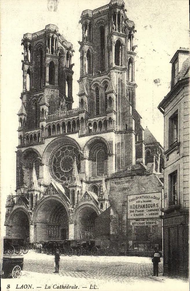 Laon — A Catedral — LL. — Editora LL, n°8 - Frente