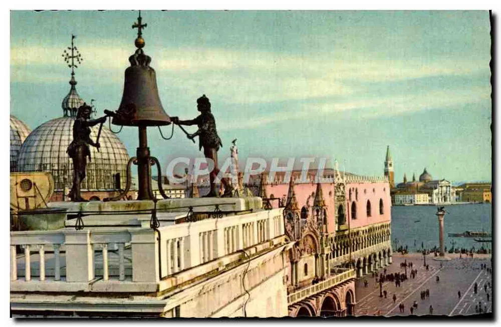 Piazza San Marco — vista da torre da campana — editor desconhecido, número de série não visível - Frente