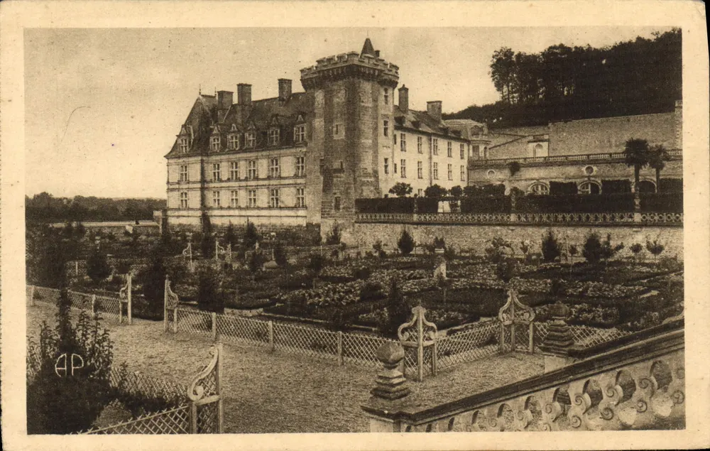 Villandry (Loir-et-Cher) — Schloss und Gärten — E. DUPRÉ, Tours - Vorderseite