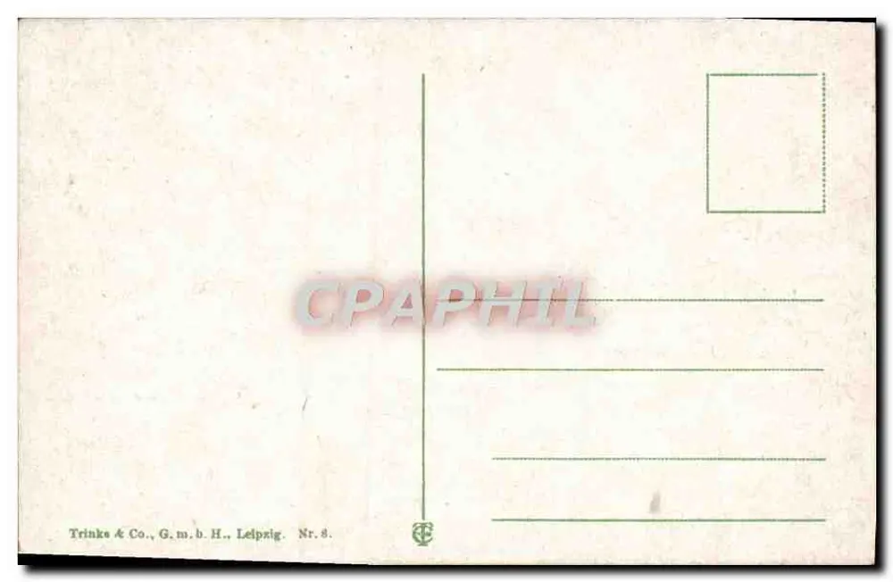 Radium-Solbad Kreuznach — Teil der Roseninsel — Trinks & Co., G.m.b.H., Leipzig, Nr. 8 - Rückseite