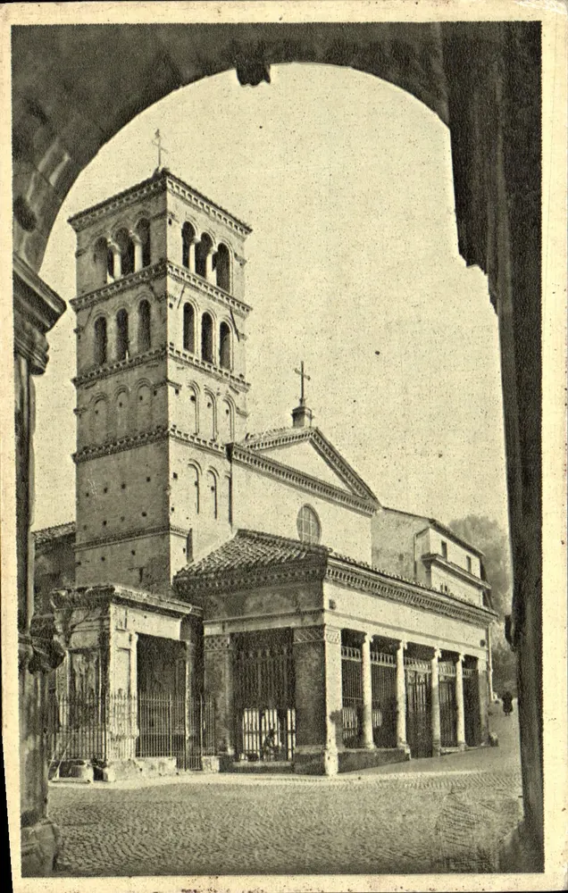 Roma - Santa Giorgio in Velabro — editor Erasmi, n° de série 1933 - Frente
