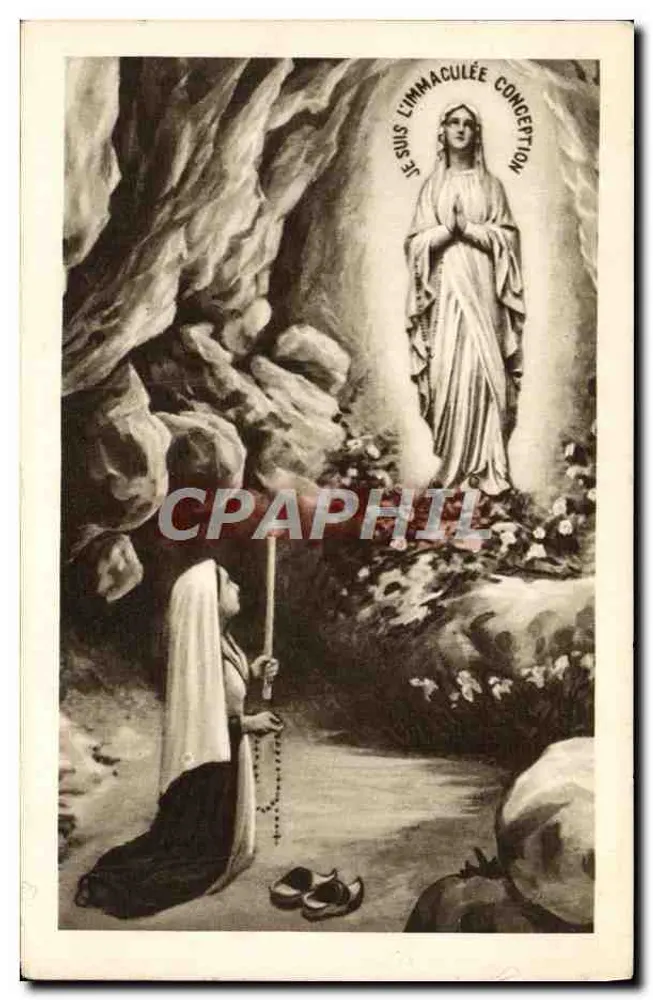 Lourdes — A Aparição — Edição P. Doucet Lourdes - Frente