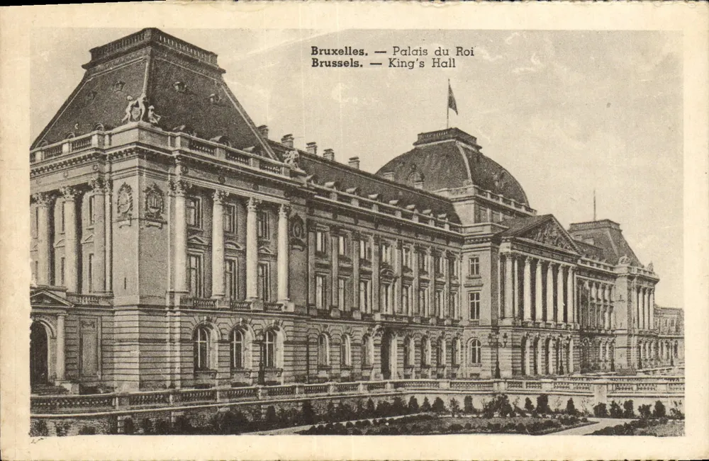 Bruxelas — Palácio do Rei — King's Hall - Frente
