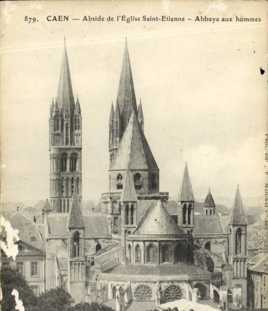 CAEN — Abside de l'Église Saint-Étienne — Abbaye aux hommes — F. Malliaut, Caen - Vorderseite