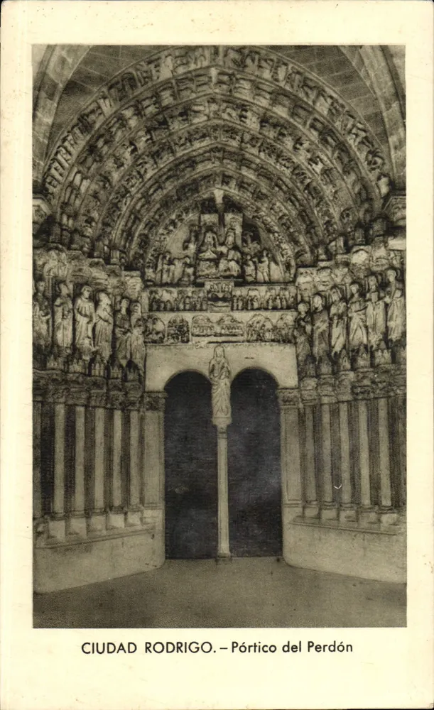 Ciudad Rodrigo — Pórtico del Perdón — éditeur Librería de Dolores Celido - Frente