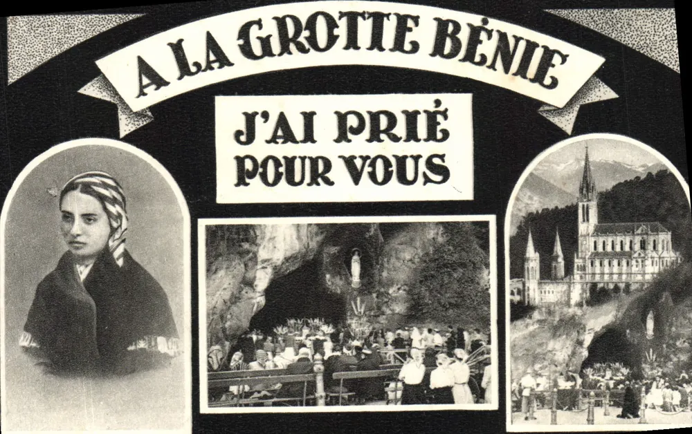 A Grotta Benedita em Lourdes — Orei por você — editor não visível - Frente