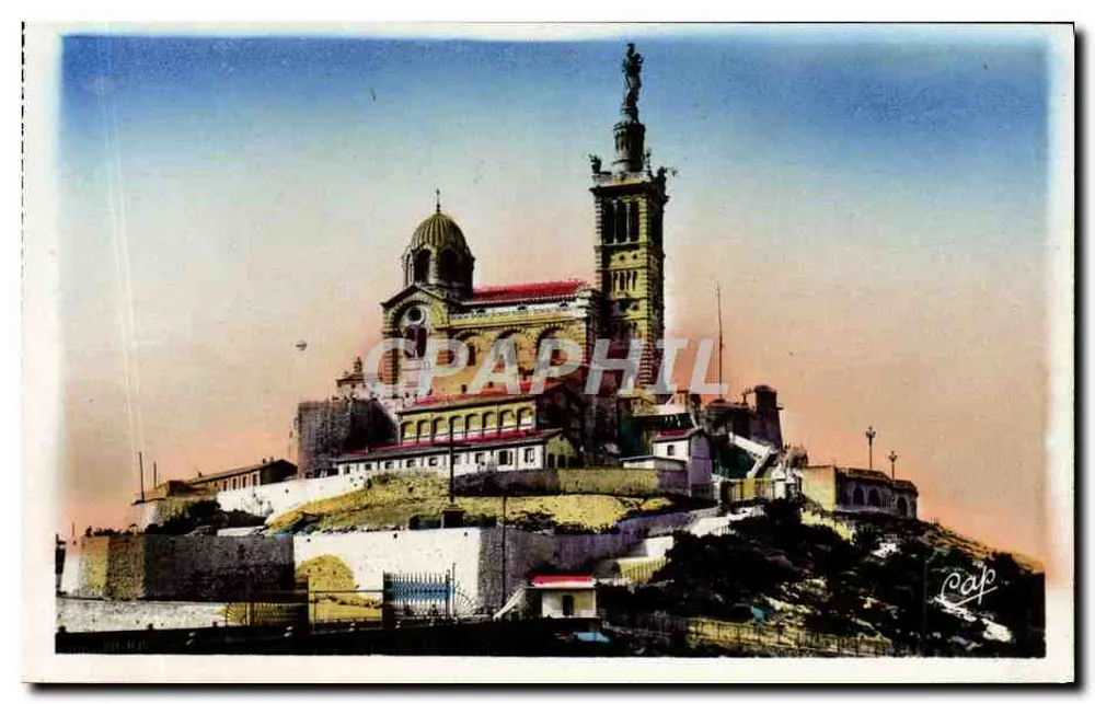 Marseille - Nossa Senhora da Guarda — editor C.A.P. Paris, n° 150 - Frente