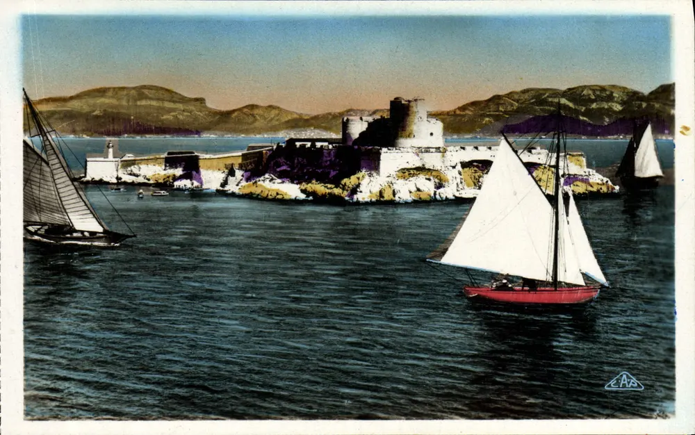Marselha — O Castelo de If — Editor C.A.P. — n° 37 - Frente