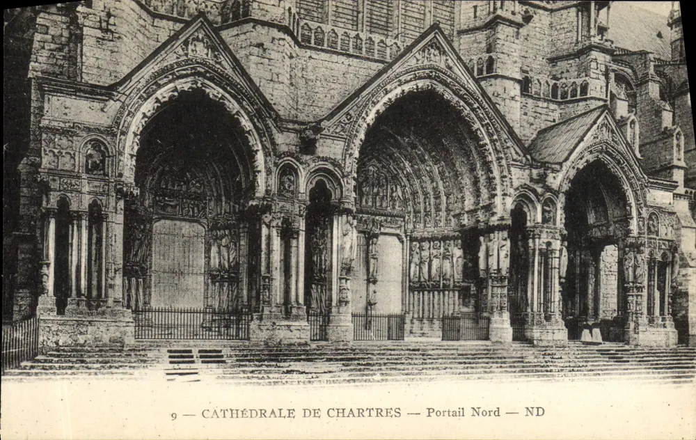 Kathedrale von Chartres — Nordportal — ND - Vorderseite