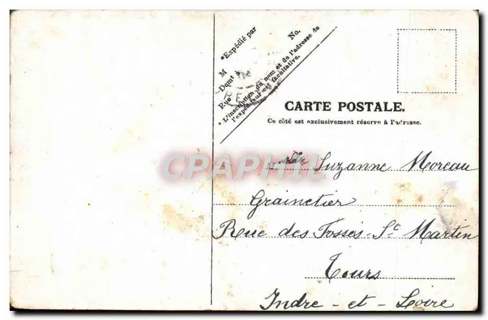Lourdes — Allgemeiner Blick auf die Basilika vom Fort — V. P. Paris. Nr. 14. - Rückseite