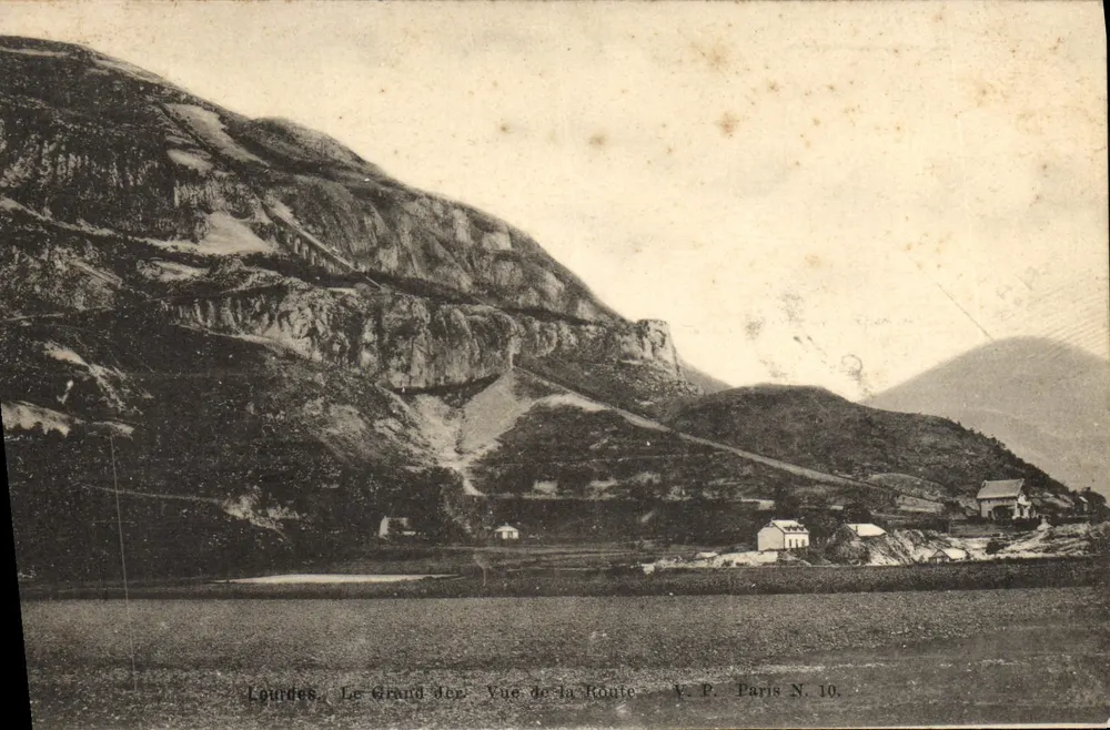 Lourdes, Le Grand Jbe - Ansicht der Straße — V.P. Paris Nr. 10 - Vorderseite