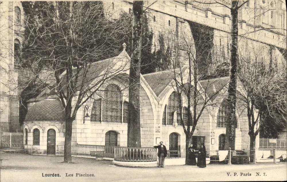 Lourdes. As Piscinas — V.P. Paris N. 7 - Frente